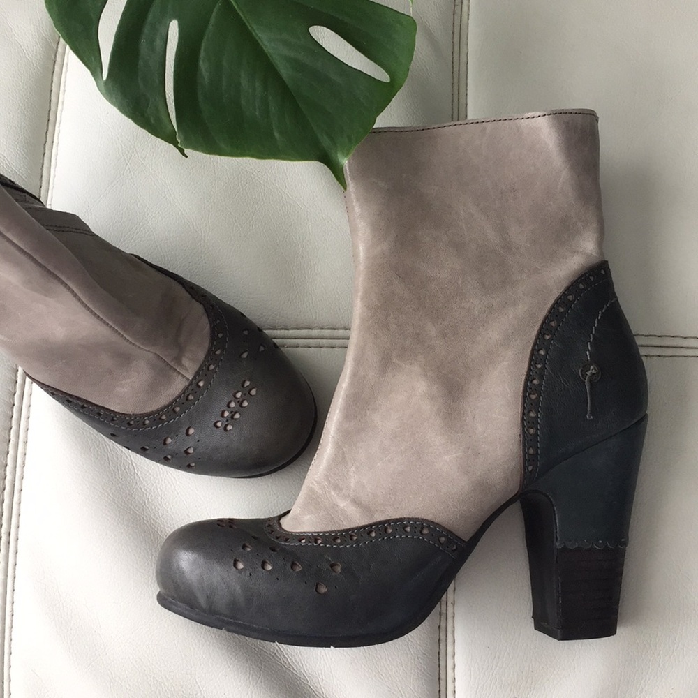 Gold Button booties